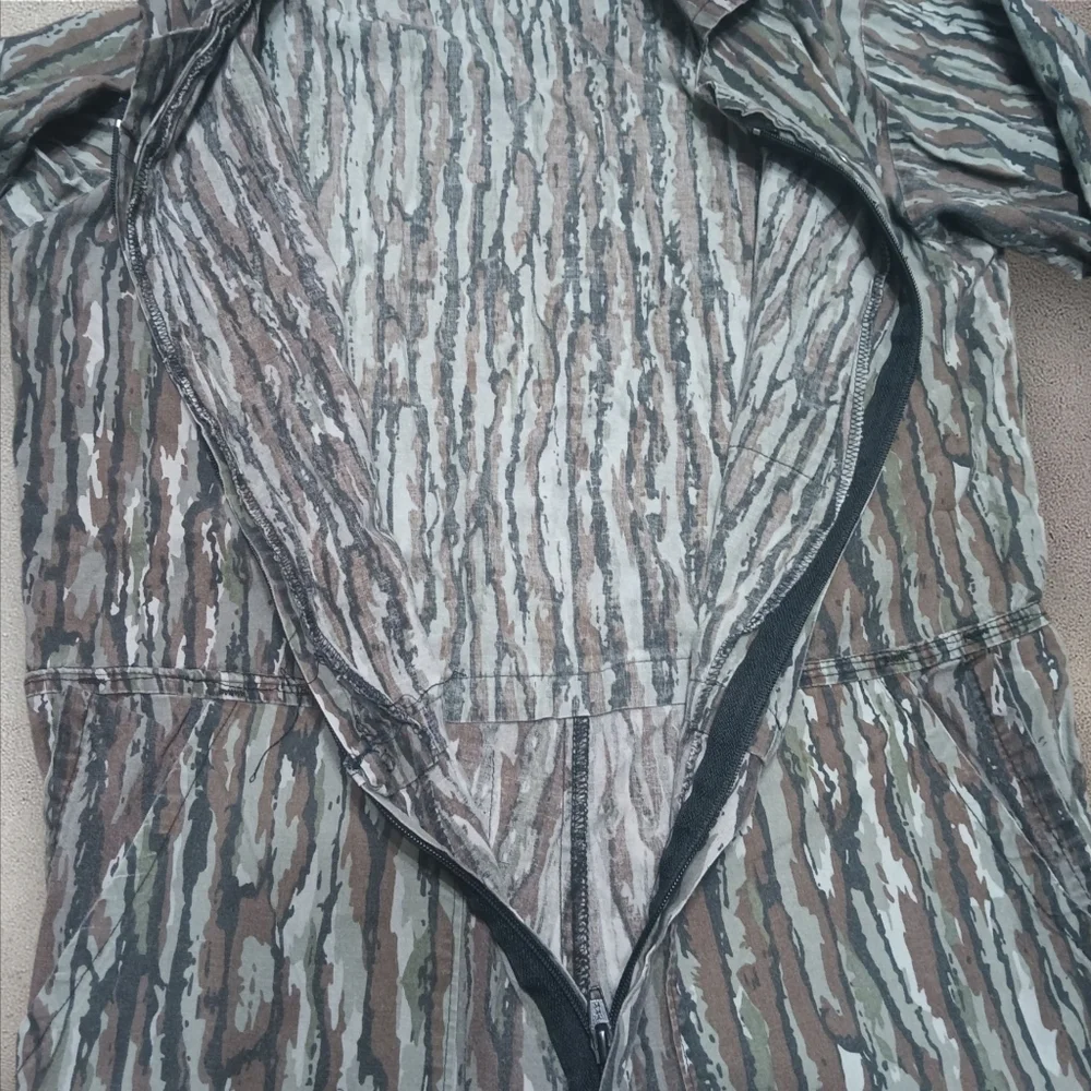 Vintage RealTree Long Sleeve Pants One Piece Stylish Gray Jumpsuit Men's Size S
